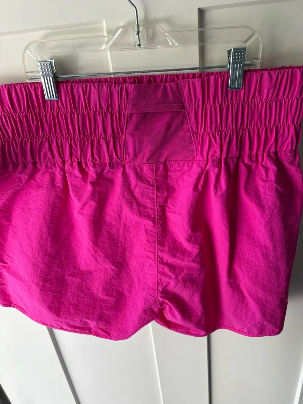 Zenana Casual Windbreaker Smocked Waistband Running Active Gym Shorts Women’s 1X